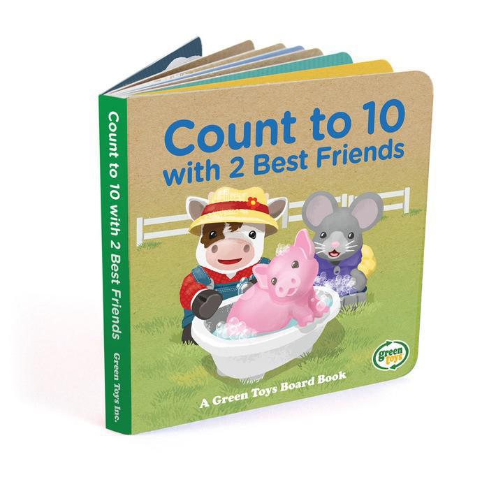 Green Toys Board Book 3 Pack (Counting - Sounds - ABCs)