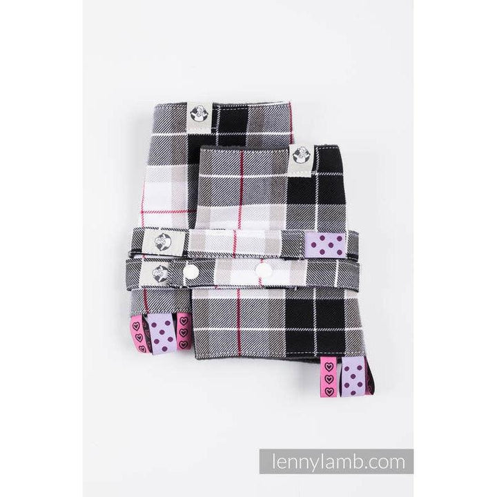 LennyLamb Drool Pads & Reach Straps Set - Arcadia Plaid