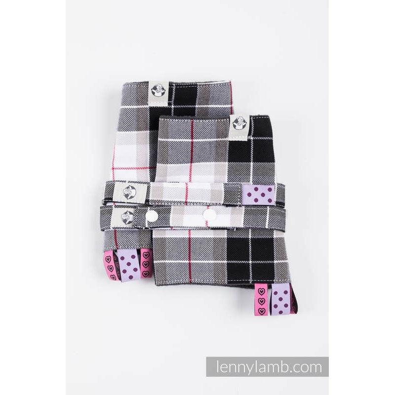 LennyLamb Drool Pads & Reach Straps Set - Arcadia Plaid