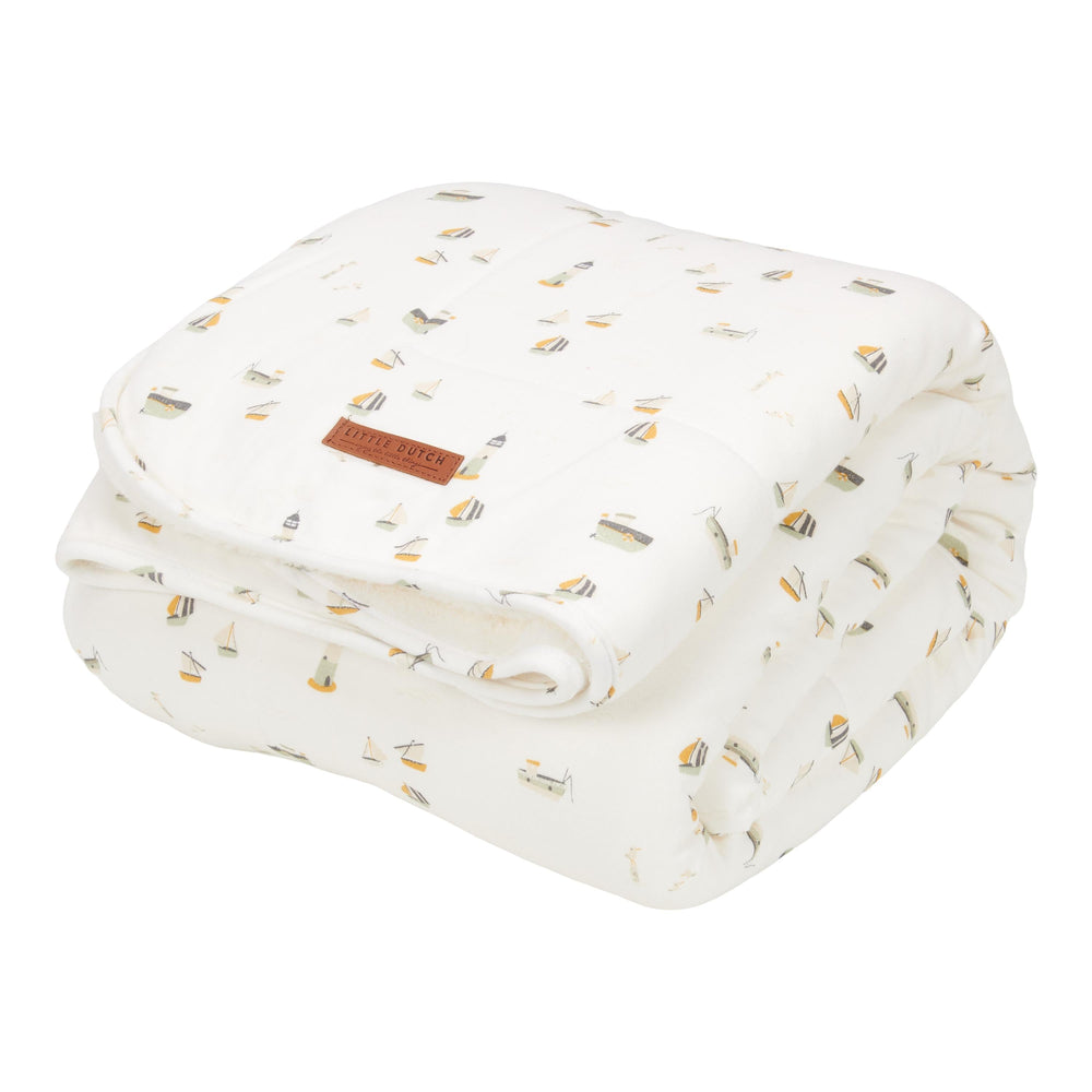 Little Dutch Cot Blanket - Sailors Bay White