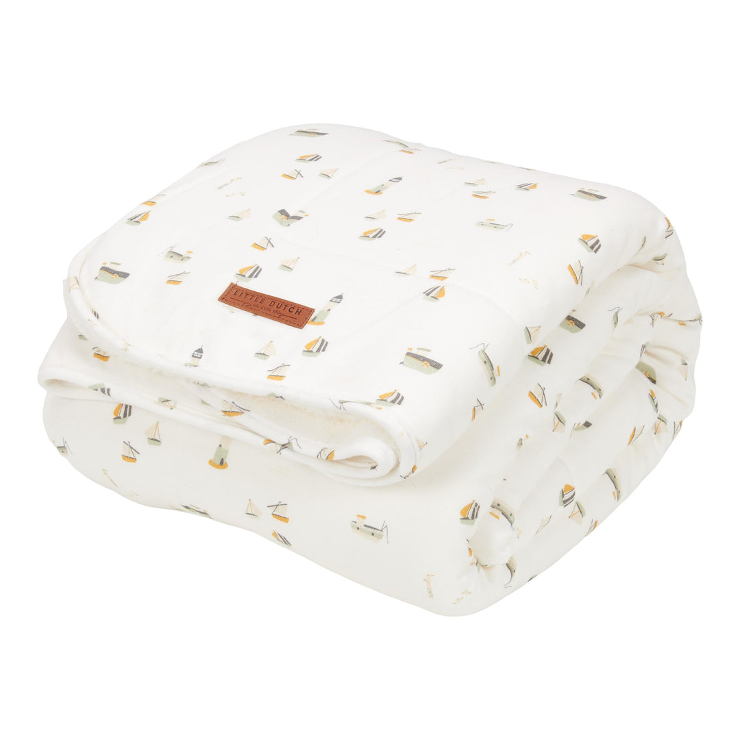 Little Dutch Cot Blanket - Sailors Bay White