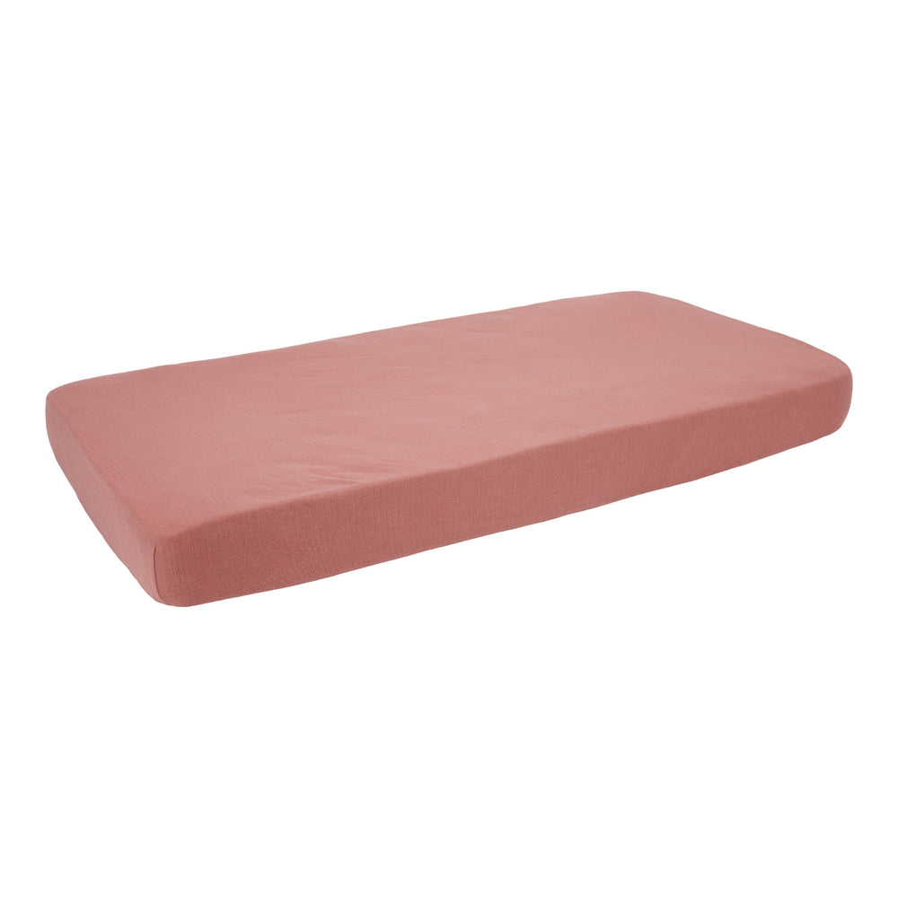 Little Dutch Fitted Bassinet Sheet - Pure Pink Blush