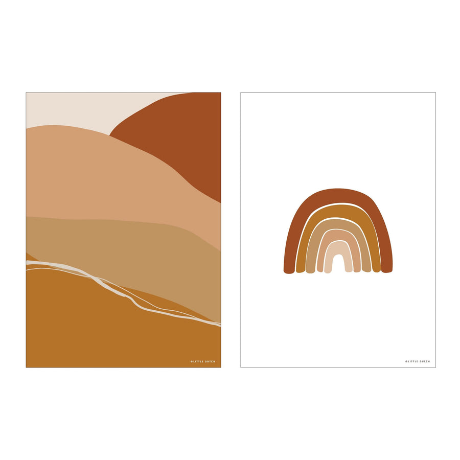 Little Dutch Poster A3 - Horizon - Rust