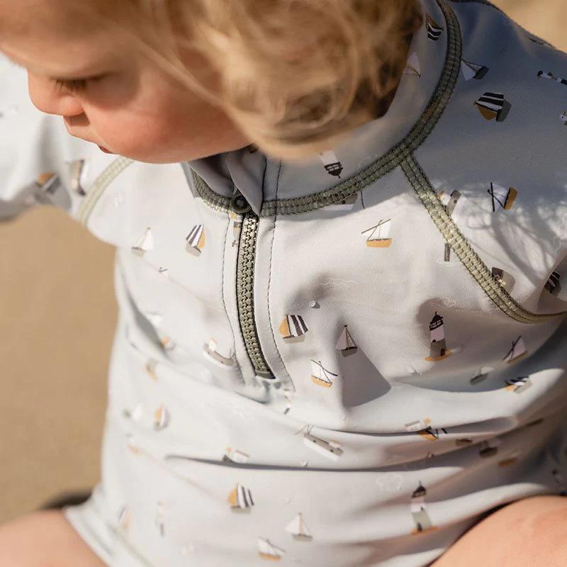 Little Dutch Swim T-shirt - Sailors Bay Olive
